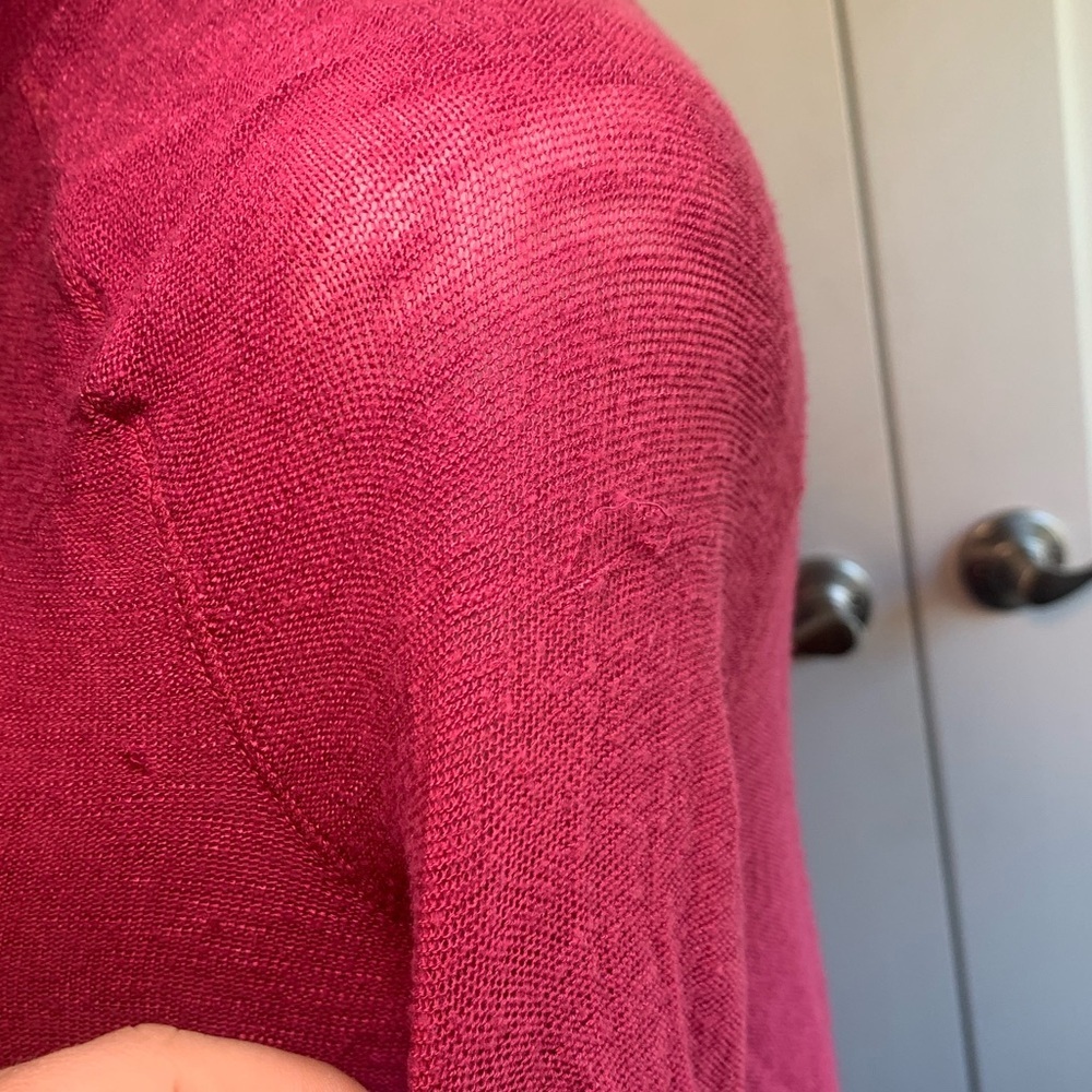 Free People Pink Long Sleeve Layering Shirt Size Small - Picture 11 of 11